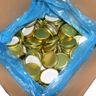 Nakrętka złota pasieka  Ø 82 mm - karton 700 szt